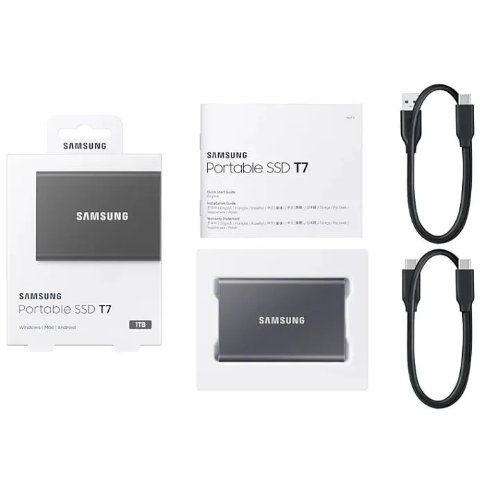 Накопитель SSD USB 3.2 2TB T7 Samsung (MU-PC2T0T/WW) изображение 12