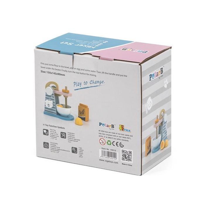 Ігровий набір Viga Toys кулінара PolarB Міксер (44019) зображення 5