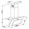 Вытяжка кухонная Eleyus VERTICAL 1000 50 WH изображение 12