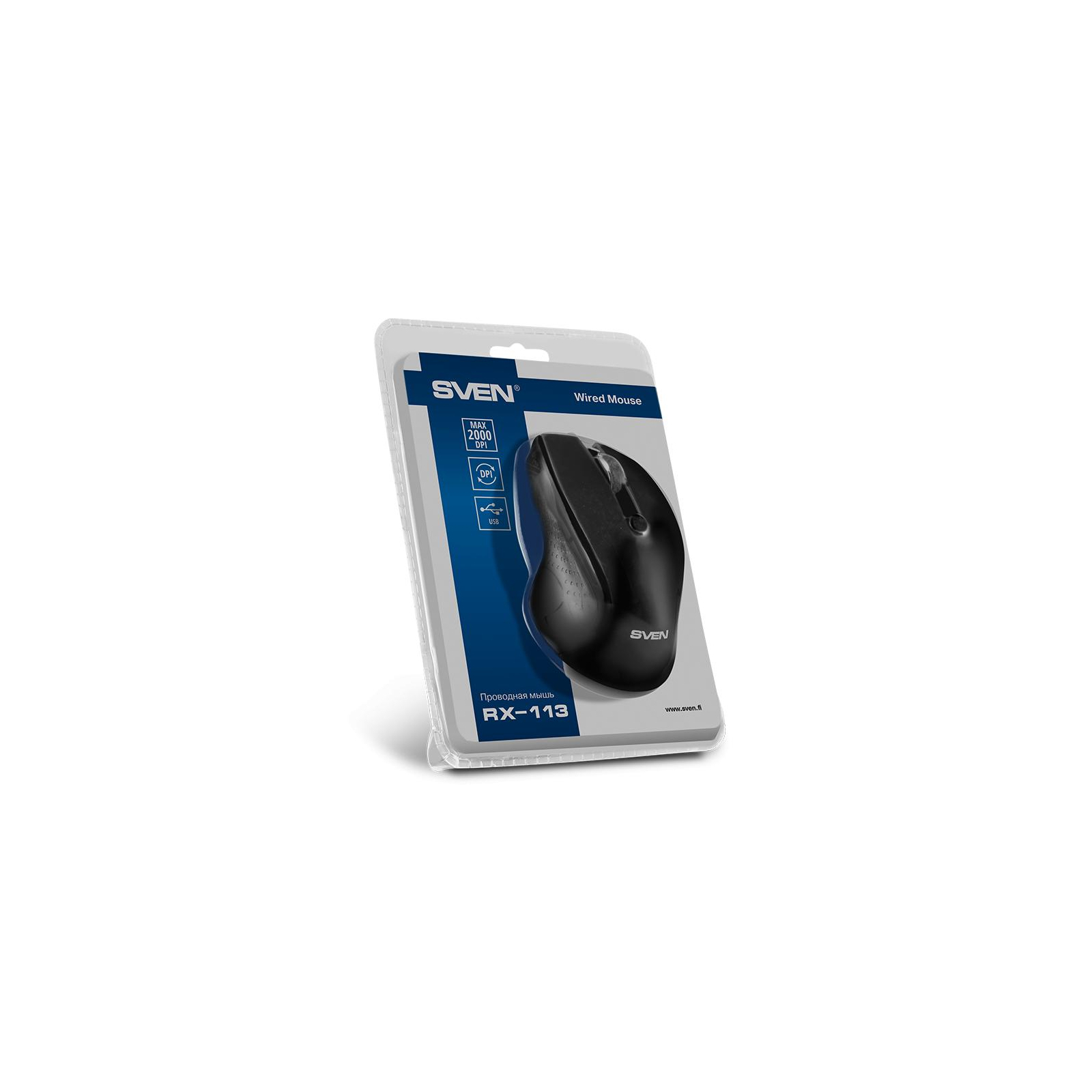 Мышка Sven RX-113 USB black изображение 9