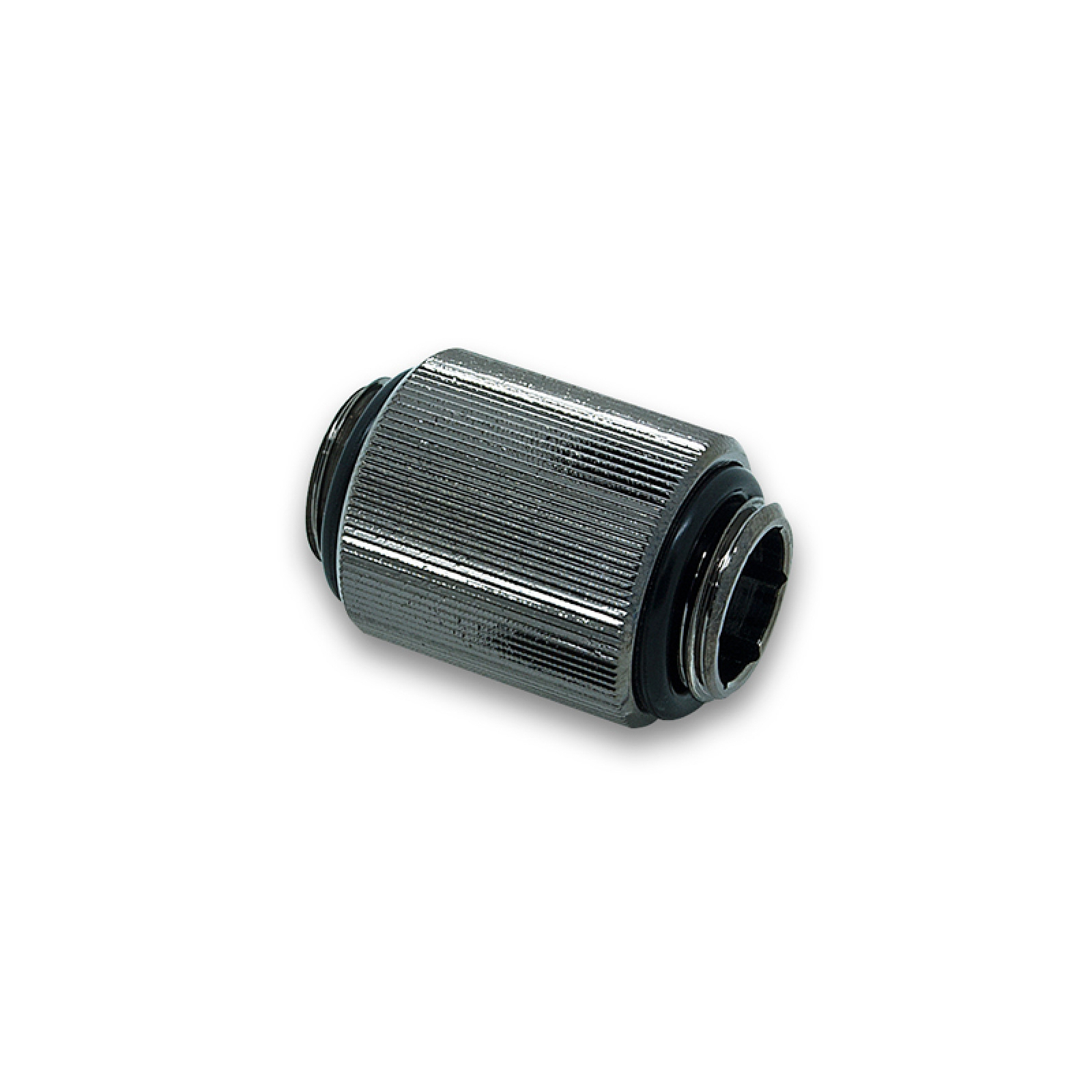 Фитинг для СВО Ekwb EK-AF Extender 20mm M-M G1/4 - Black Nickel (3831109846346)