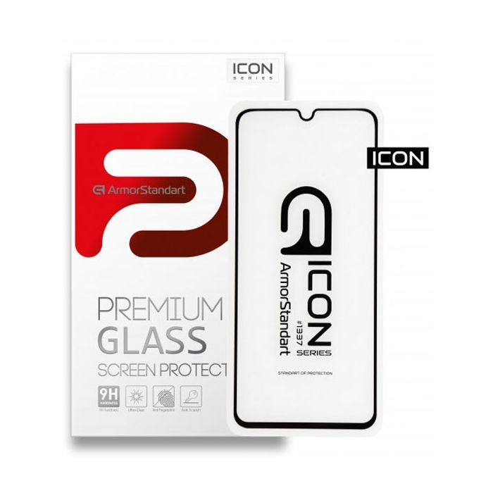 Стекло защитное Armorstandart Icon Huawei Y6p Black (ARM56792)