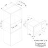 Микроволновая печь Kernau KMO 254 G B изображение 2