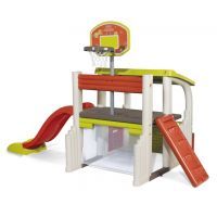 Игровая площадка Smoby Развлечения с баскетбольной корзиной, футбольными воротами, (840203) изображение 2