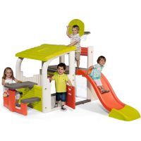 Игровая площадка Smoby Развлечения с баскетбольной корзиной, футбольными воротами, (840203) изображение 8