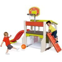 Игровая площадка Smoby Развлечения с баскетбольной корзиной, футбольными воротами, (840203) изображение 9