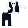 Набір дитячого одягу ТМ Баранчик БО джентельмен (053-12-74B-blue)