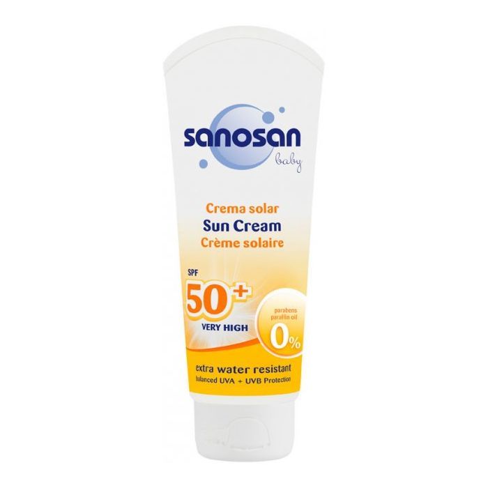 Детский крем Sanosan Baby солнцезащитный SPF 50 75 мл (4003583197682)