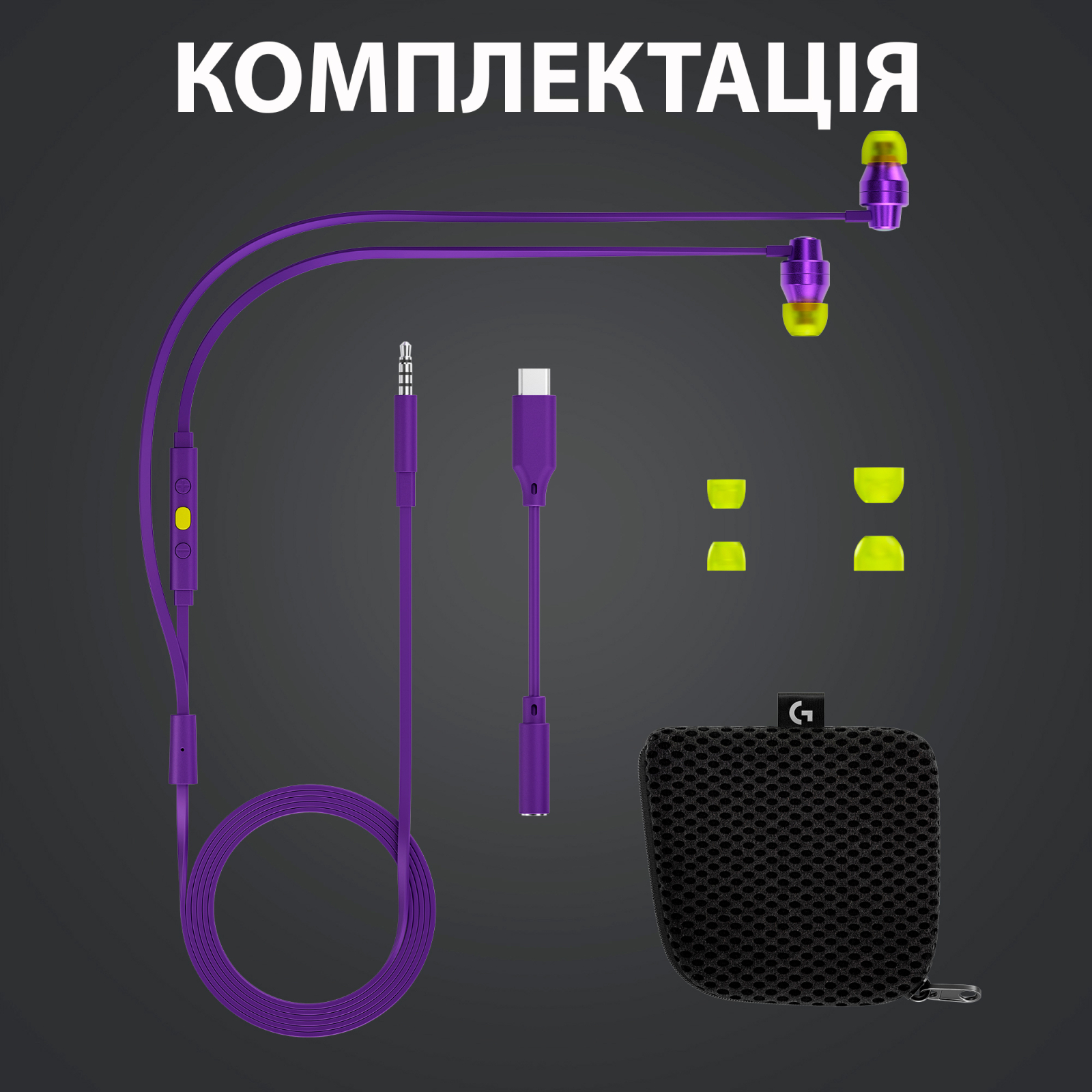 Навушники Logitech G333 Purple (981-000936) зображення 9