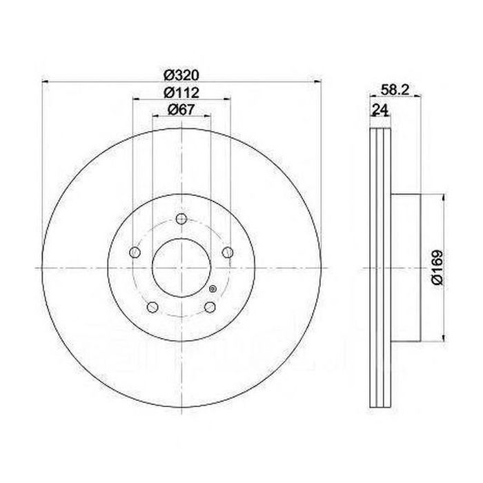 Гальмівний диск Bosch 0 986 479 629 зображення 5