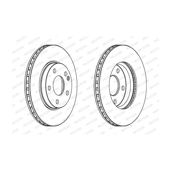 Тормозной диск FERODO DDF1220