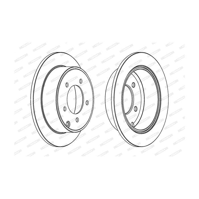 Тормозной диск FERODO DDF1762C