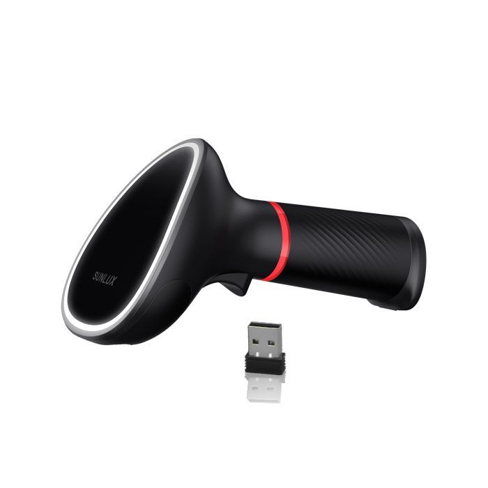 Сканер штрих-коду Sunlux XL-9600 2D без підставки з USB-адаптором (20506) зображення 2