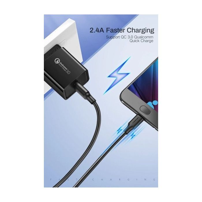 Дата кабель USB 2.0 AM to Micro 5P 1.5m US289 (Black) Ugreen (60137) зображення 5
