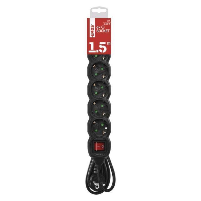 Сетевой удлинитель EMOS PC1621R изображение 2