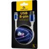 Дата кабель USB 2.0 AM to Lightning 1.0m 2A Cablexpert (CC-USB-8PLED-1M) изображение 6