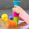 Развивающая игрушка Fat Brain Toys тактильная Мягкие чашки Suction Kupz 6 шт (F183ML) изображение 5