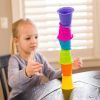 Развивающая игрушка Fat Brain Toys тактильная Мягкие чашки Suction Kupz 6 шт (F183ML) изображение 6