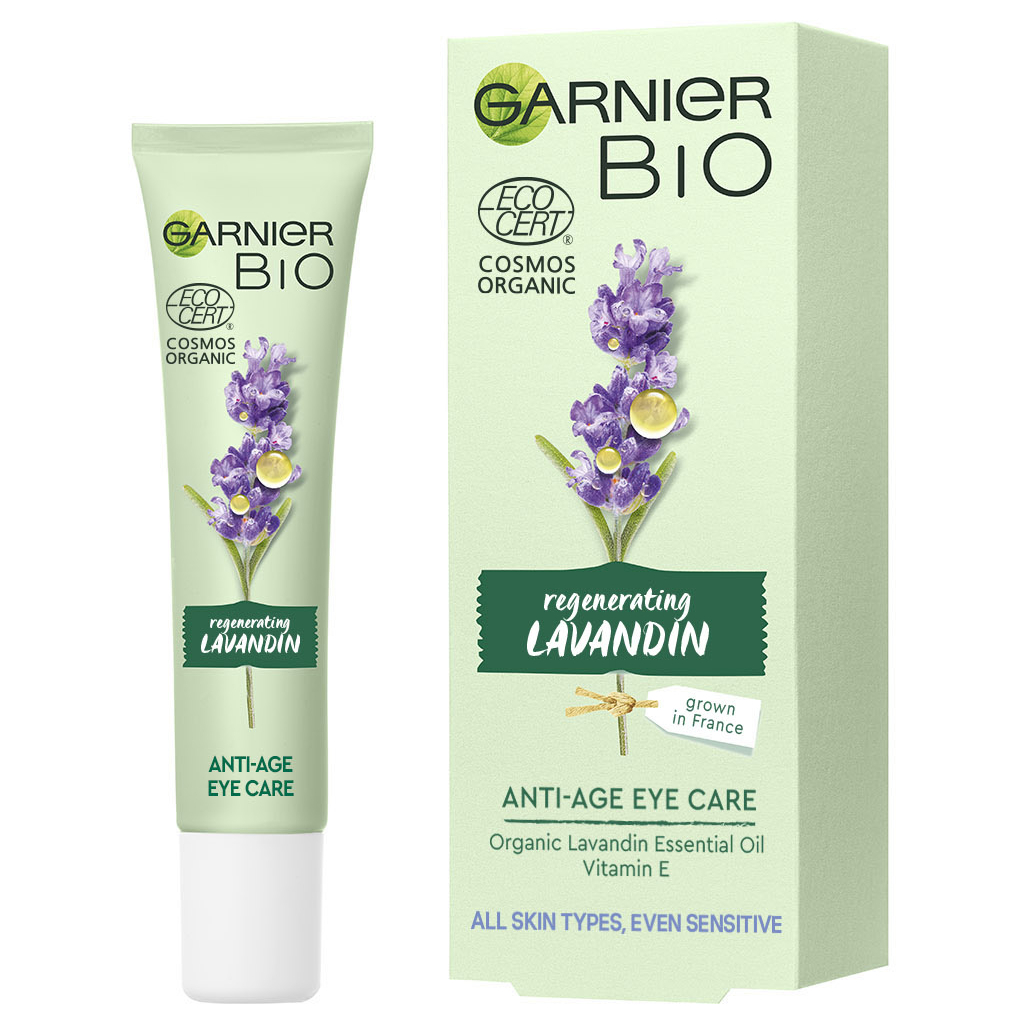 Крем для кожи вокруг глаз Garnier Bio Антивозрастной с экстрактом лавандина 15 мл (3600542264198)