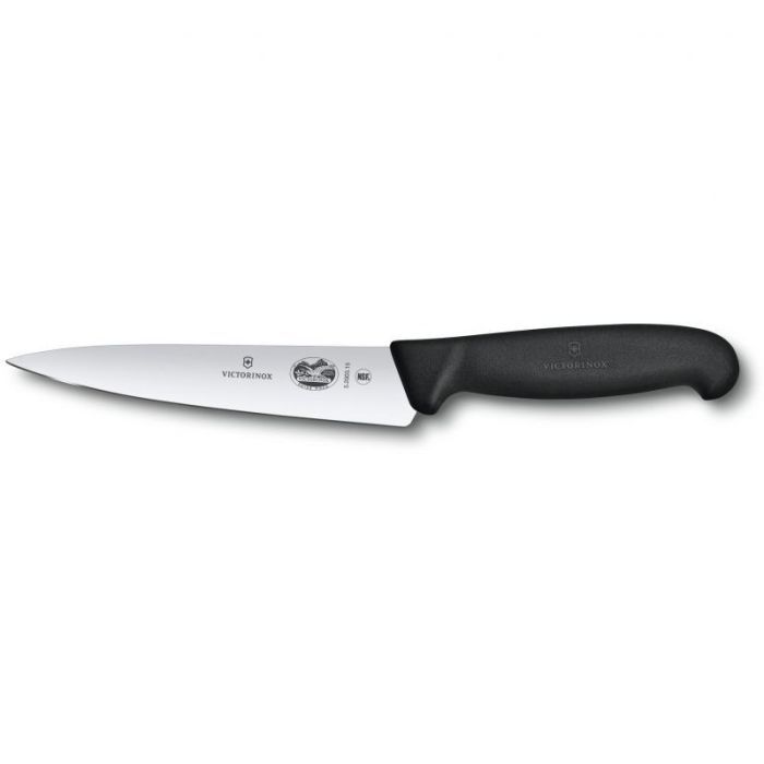 Кухонный нож Victorinox Fibrox Kitchen 15 см Black (5.2003.15)
