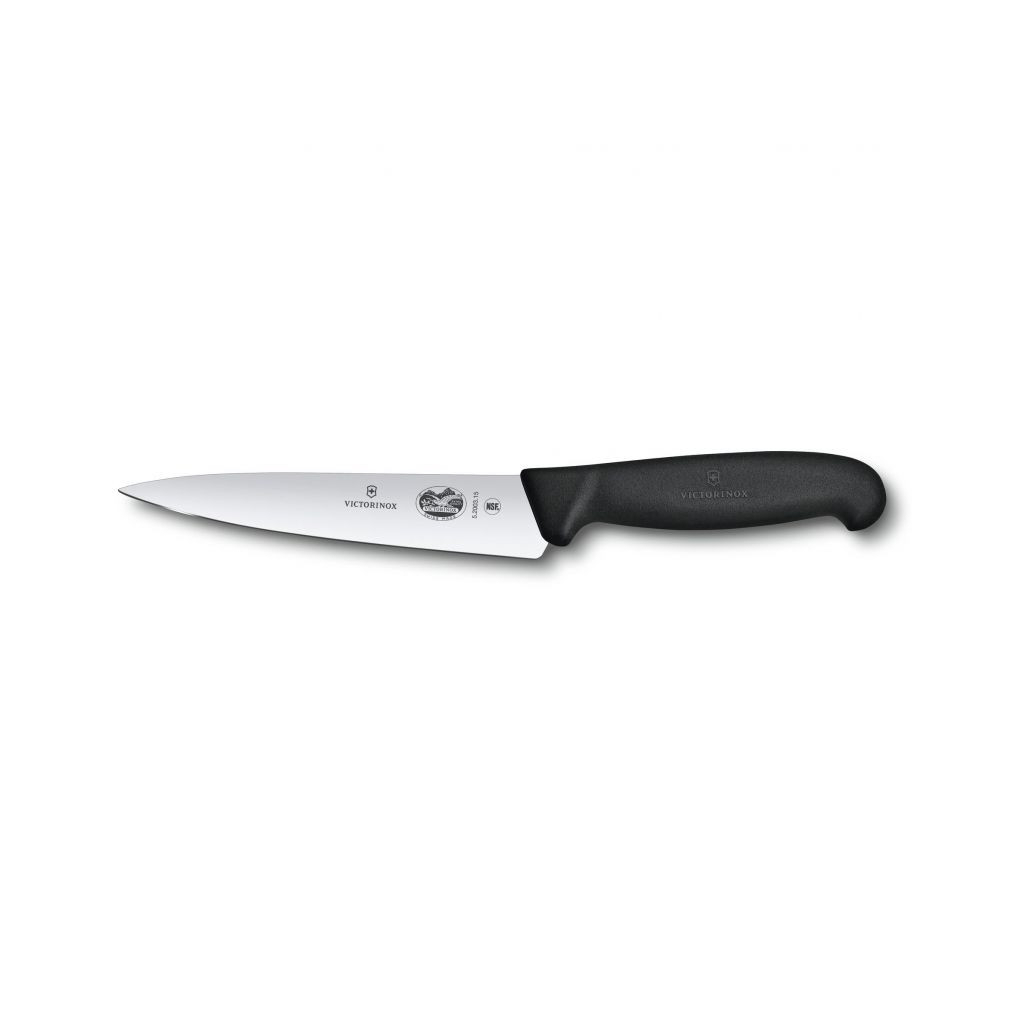 Кухонный нож Victorinox Fibrox Kitchen 15 см Black (5.2003.15)