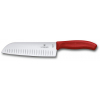 Кухонный нож Victorinox SwissClassic Santoku 17 см Red (6.8521.17B) изображение 2