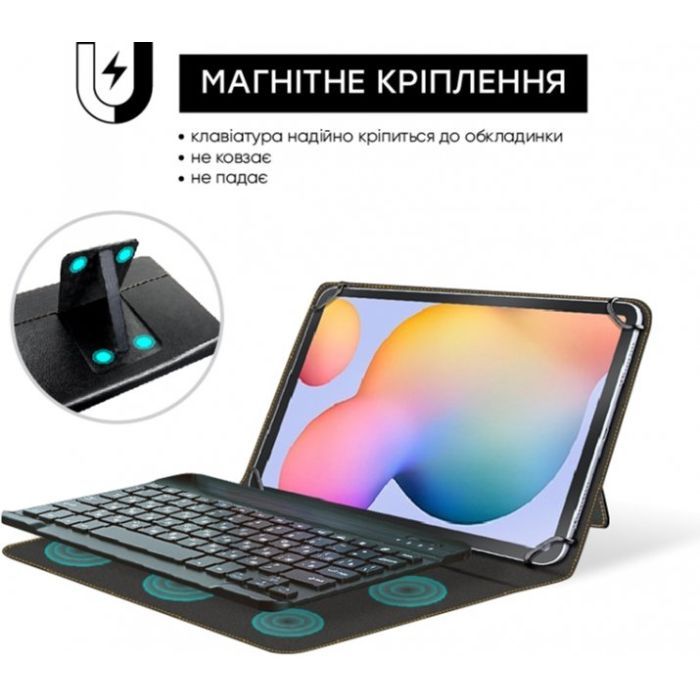 Чохол до планшета AirOn Premium Universal 10-11" BT Keyboard (4822352781060) зображення 6