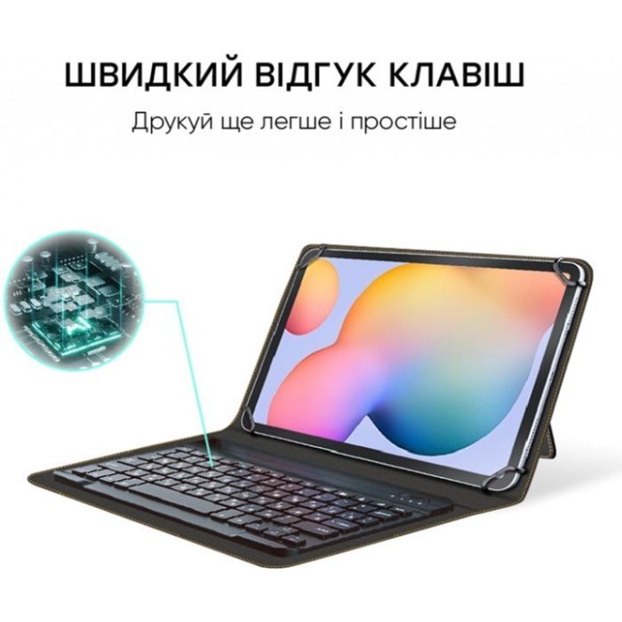 Чохол до планшета AirOn Premium Universal 10-11" BT Keyboard (4822352781060) зображення 7