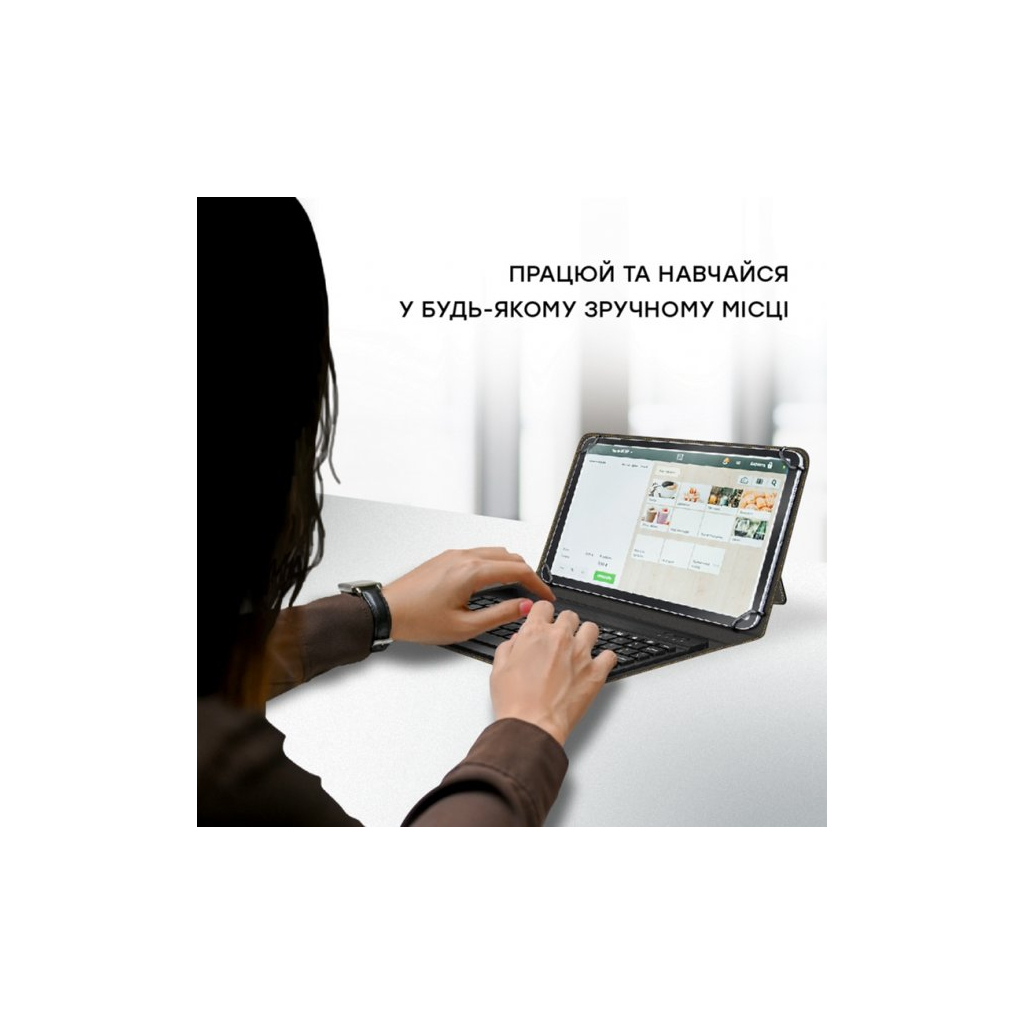 Чехол для планшета AirOn Premium Universal 10-11" BT Keyboard (4822352781060) изображение 9