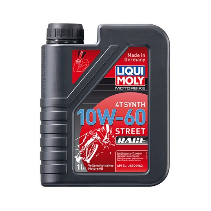 Моторное масло Liqui Moly Motorbike 4T Synth 10W-60 Street Race 4л. (1687)