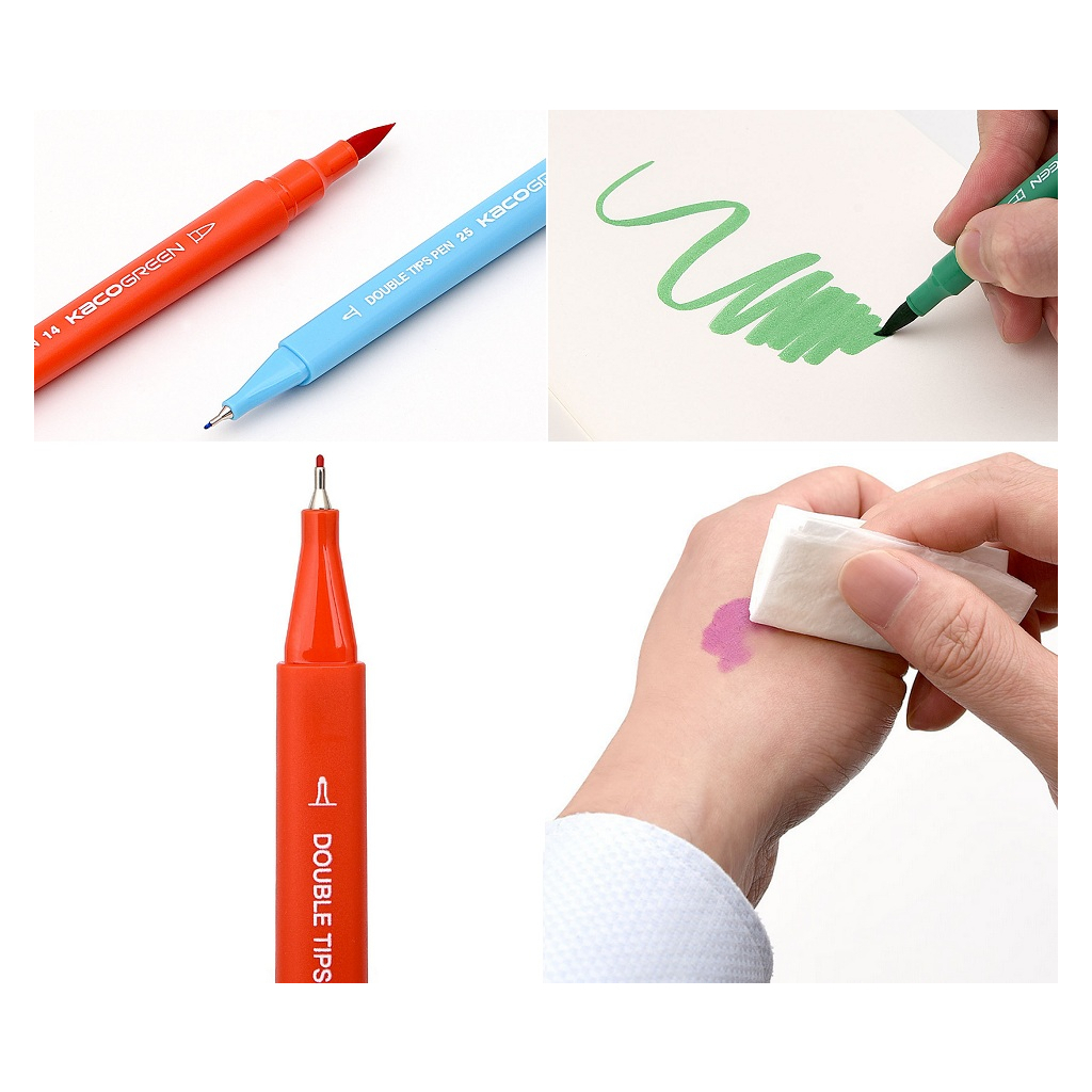Художественный маркер KACO набор ARTIST Double Tips Pen 36 Colors (K1037) изображение 5