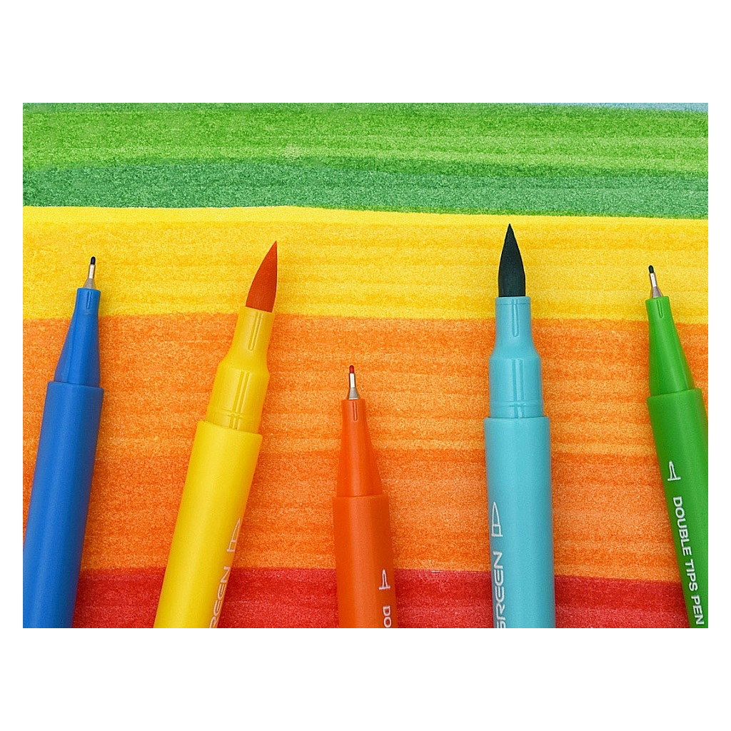 Художественный маркер KACO набор ARTIST Double Tips Pen 36 Colors (K1037) изображение 6