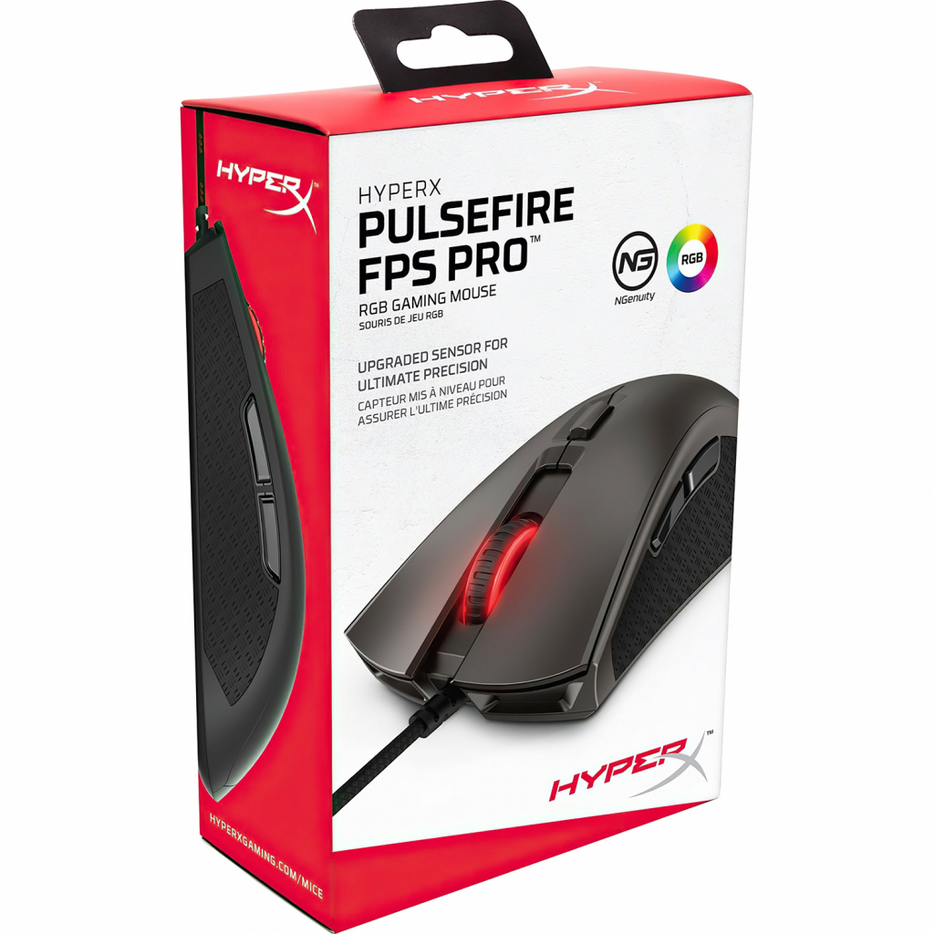 Мышка HyperX Pulsefire FPS Pro RGB USB Black (4P4F7AA) изображение 6