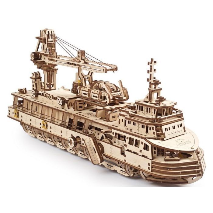 Конструктор Ugears Научно-исследовательское судно (70135) изображение 3