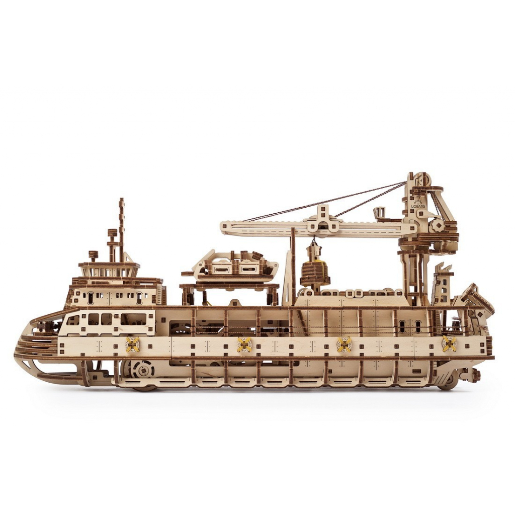 Конструктор Ugears Научно-исследовательское судно (70135) изображение 6