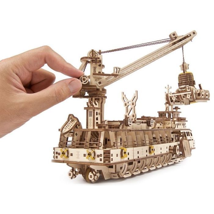 Конструктор Ugears Научно-исследовательское судно (70135) изображение 8