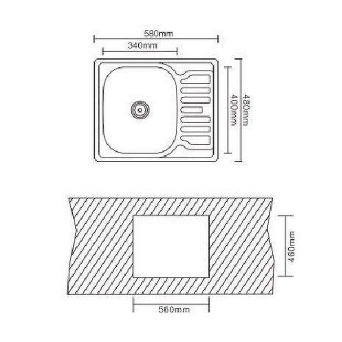 Мойка кухонная Interline POLO microdecor изображение 10