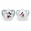 Пустушка Nuk Trendline Disney Mickey 6-18 міс. 2 шт.сірий з білим (3953123)