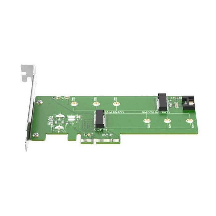 Контроллер Maiwo Multi-Size PCIex4 & SATA to M.2 (M-Key or B-key) KT015 SSD (45774) изображение 4