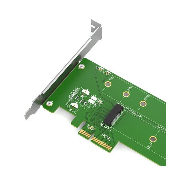 Контроллер Maiwo Multi-Size PCIex4 & SATA to M.2 (M-Key or B-key) KT015 SSD (45774) изображение 5