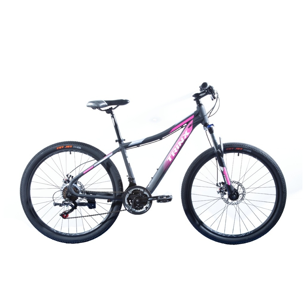 Велосипед Trinx N106 Nana 26" рама-15.5" Matt-Black-Pink-Grey (N106.MBPG)