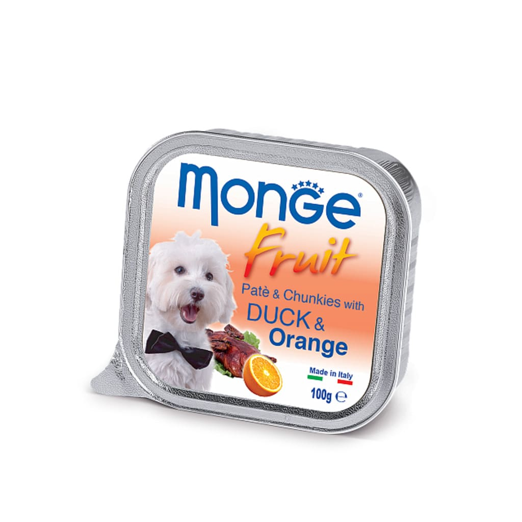Консервы для собак Monge DOG FRUIT утка с апельсином 100 г (8009470013239)