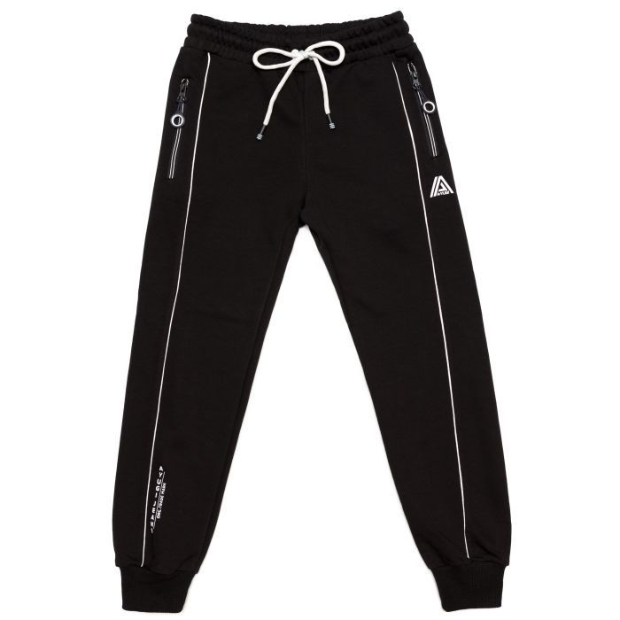 Спортивный костюм детский A-Yugi на молнии (7052-146B-black) изображение 3