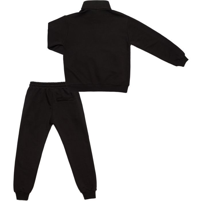 Спортивный костюм детский A-Yugi на молнии (7052-146B-black) изображение 4