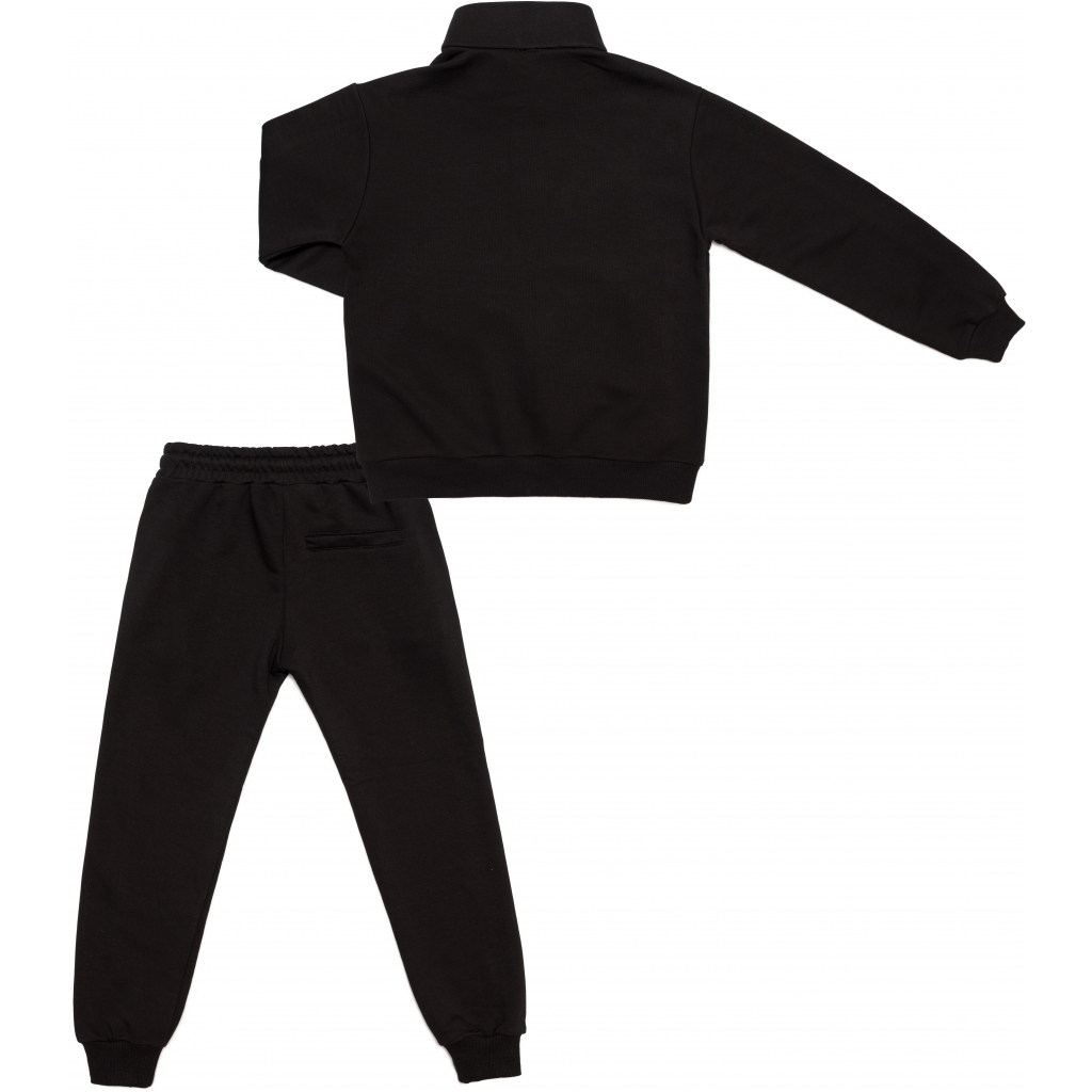 Спортивний костюм A-Yugi на блискавці (7052-140B-black) зображення 4