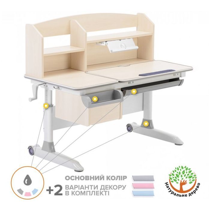 Парта ErgoKids Romana MG Multicolor (Evo-70 MG/MC) зображення 2