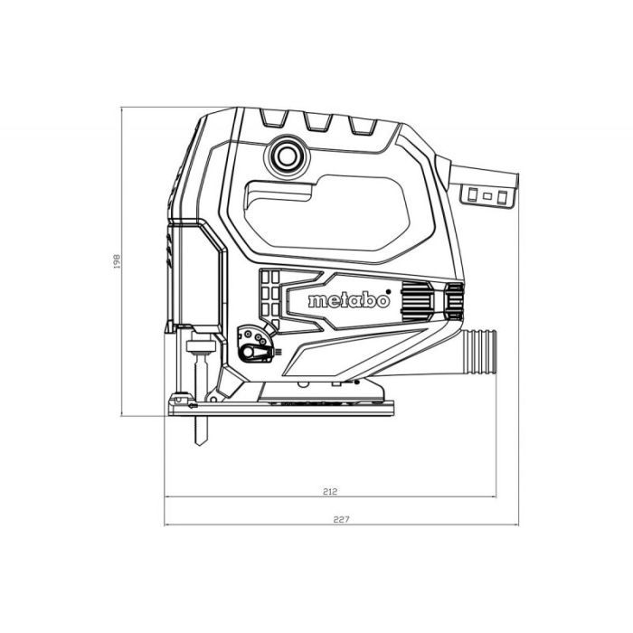 Электролобзик Metabo STEB65Quick (601030000) изображение 2