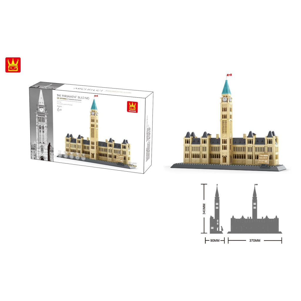Конструктор Wange Парламентский холм-Здание парламента Канады (WNG-Parliament-Hill) изображение 2