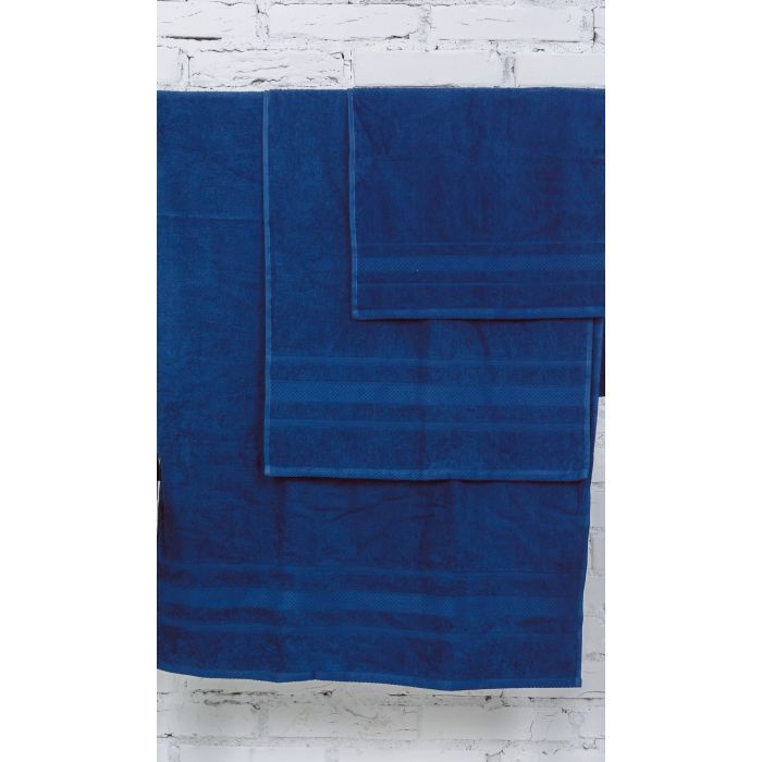 Полотенце MirSon набор банных №5076 Elite SoftNess Kingblue 50х90, 70х140, 10 (2200003960969) изображение 3