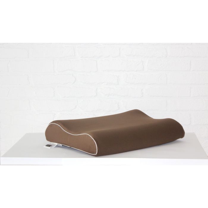 Подушка MirSon ортопедическая №6036 Delicate satin Cacao Aero 58х40х10.5 (2200003261592) изображение 3